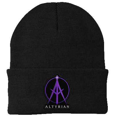 Cult Altyrian Embroidered Patch Beanie - Black - PREORDER