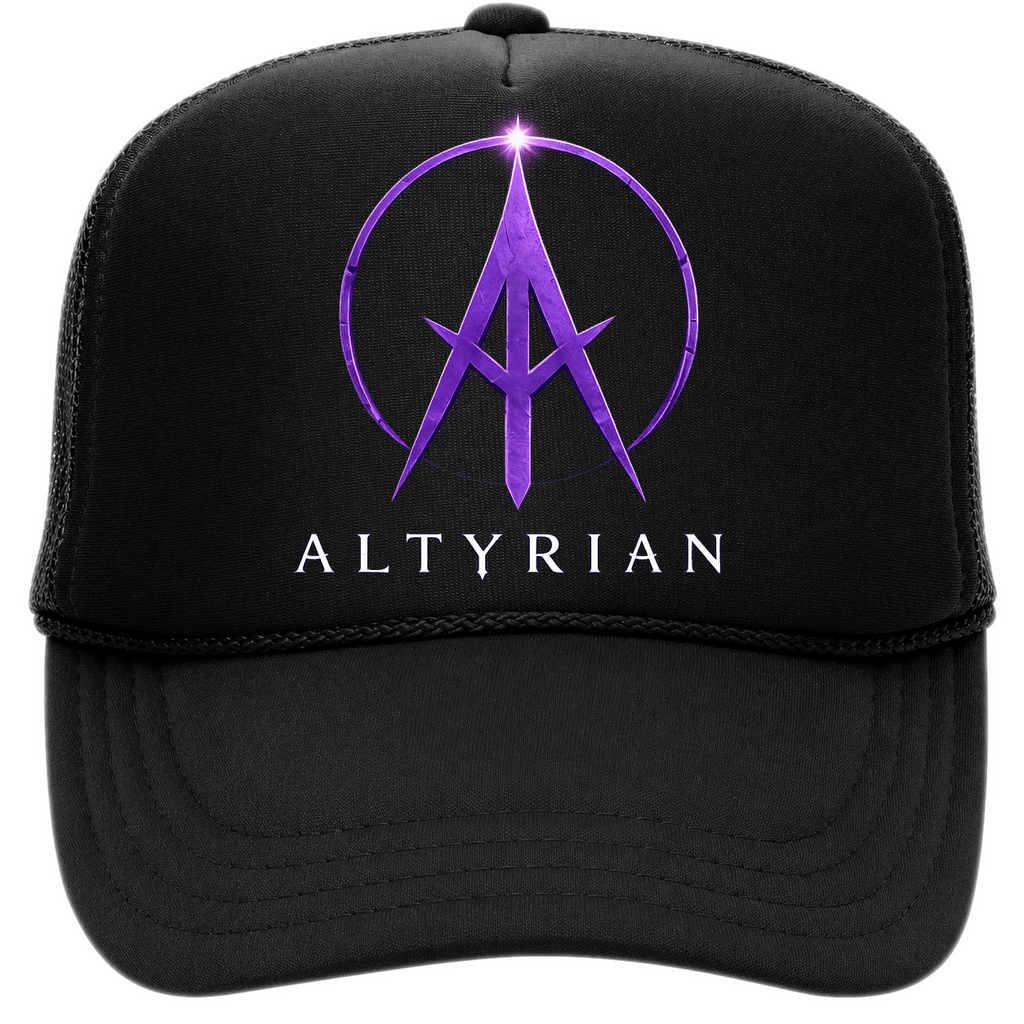 Altyrian Logo Trucker Hat - Black