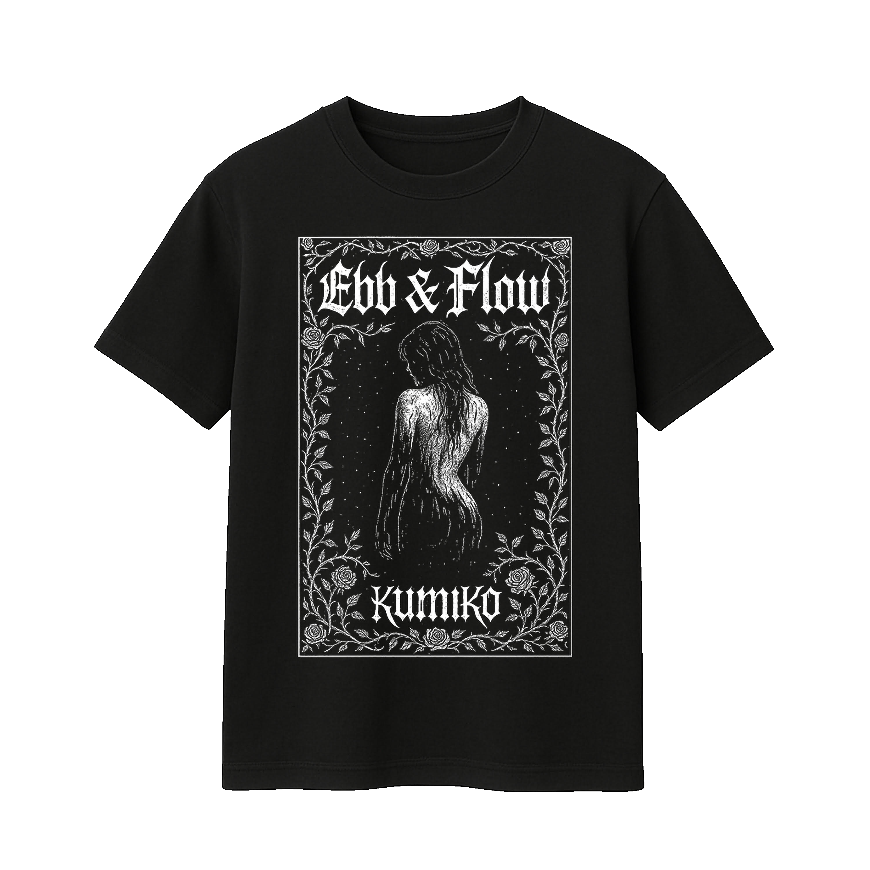 Kumiko - Ebb & Flow T-Shirt - Black