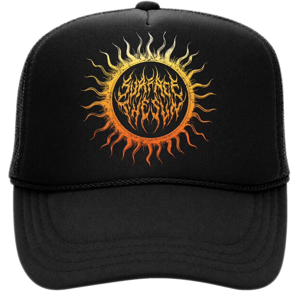 Surface the Sun Logo Trucker Hat - Black