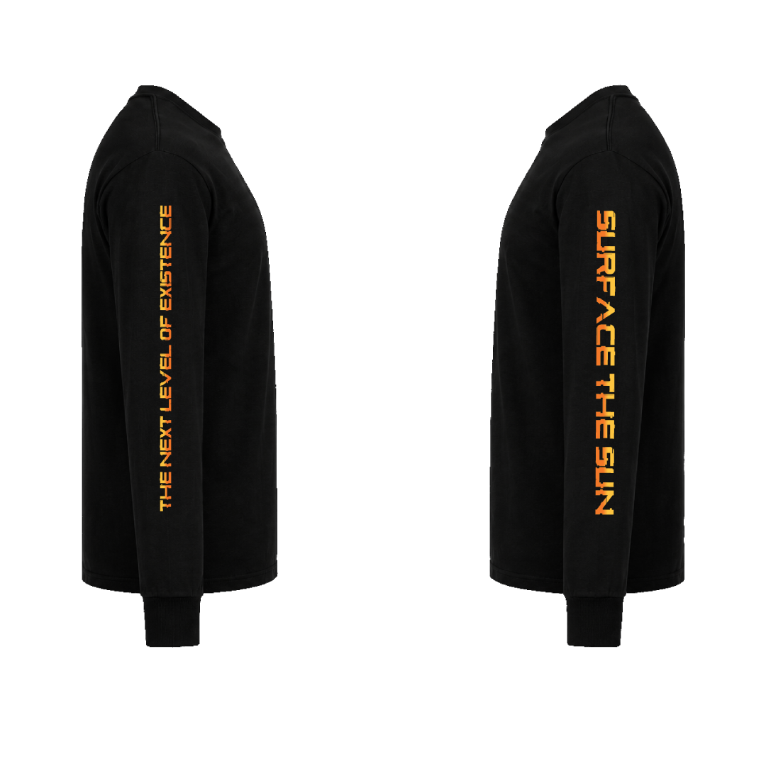 Surface the Sun: The Next Level of Existence Long Sleeve - Black