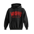 Kumiko - Wonderful World Hoodie with Sleeve Design - Black